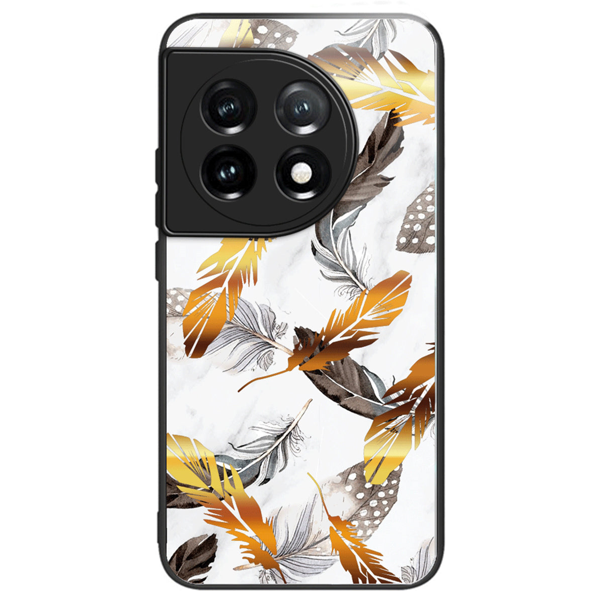For OnePlus Ace 3 5G / 12R 5G TPU Case Pattern Printing Tempered Glass Slim Phone Cover For OnePlus Ace 3 5G / 12R 5G TPU Case Pattern Printing Tempered Glass Slim Phone Cover